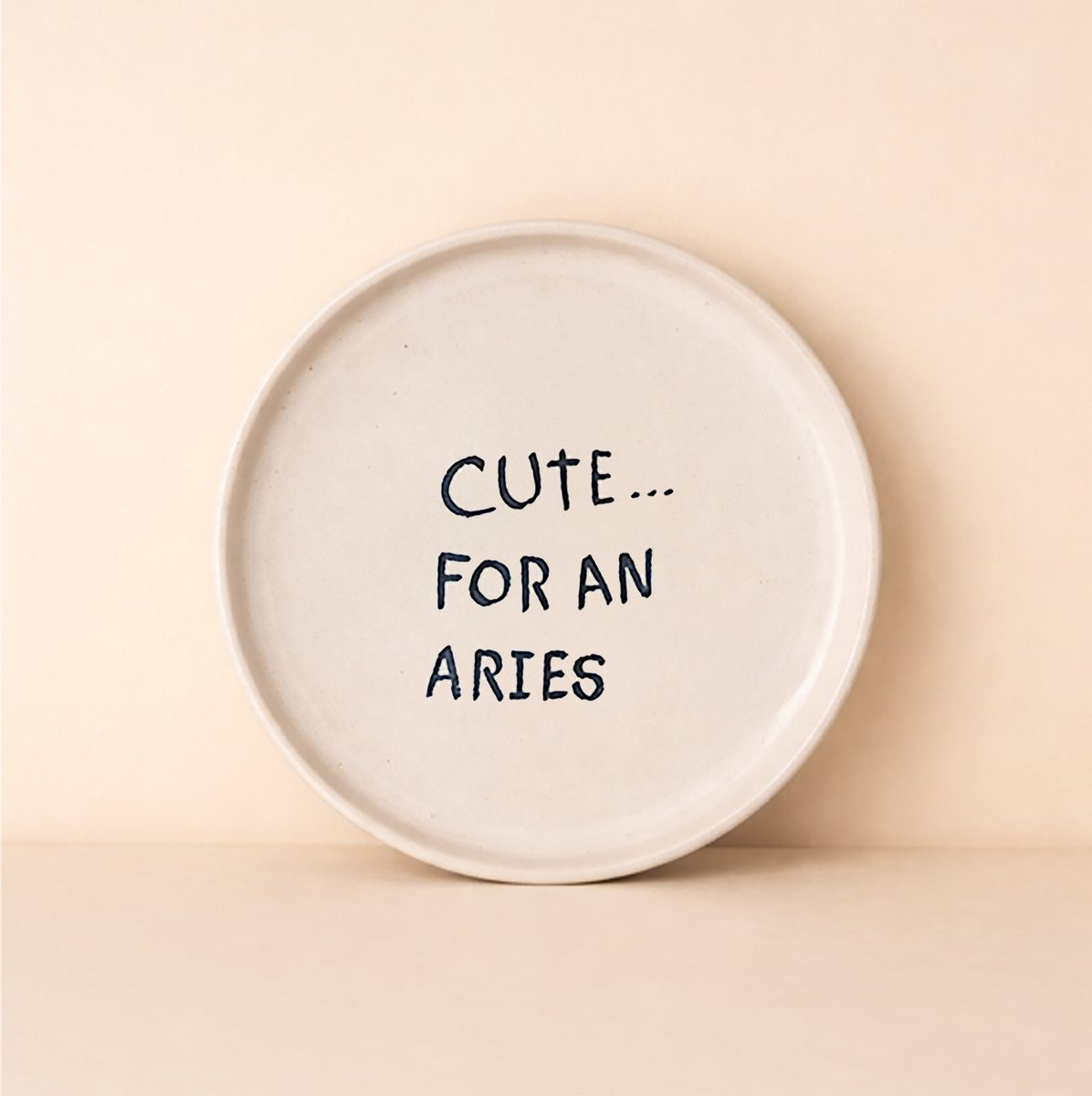 Ever Desi Studio Aries Keramisch Decoratief Dienblad - Sterrenbeeldserie