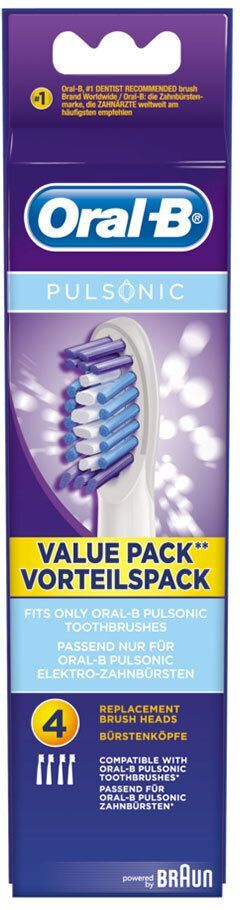 Oral-B® Aufsteckbürsten Pulsonic Zahnbürste 4 St 4 St Zahnbürste