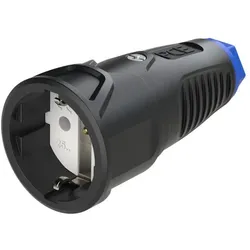 PCE 2510-sb Taurus2 Gummi-Kupplung nat IP20 (schwarz/blau) 2510sb