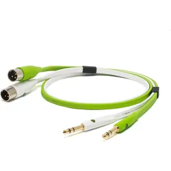 NEO d+ XLR TRS Phone to XLR M (2 m, 6.3mm Klinkenkabel, XLR Kabel), Audiokabel