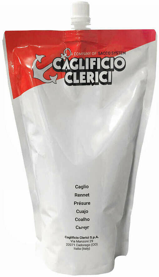 Caglificio Clerici Caglio liquido rosso (AB) 1:18000 imcu 235 (1 kg)