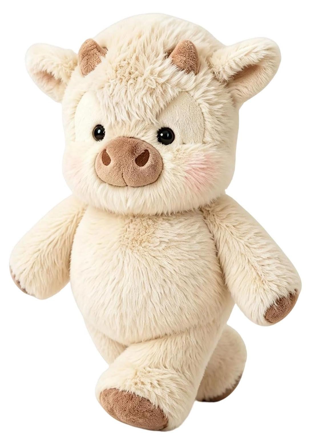 Pluche Loopende Koe Knuffeldier van 45 cm