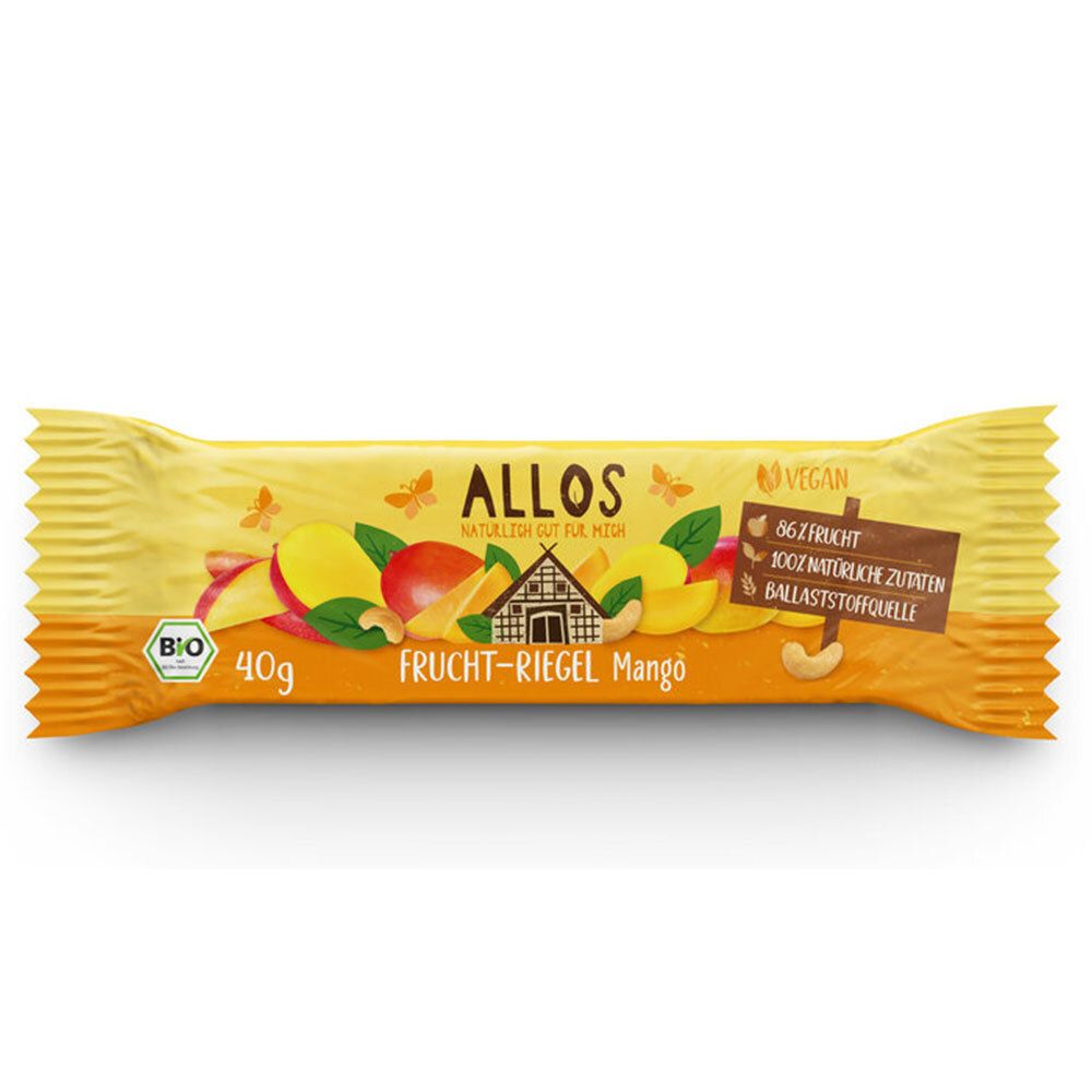 Allos Frucht-Riegel Mango Bio 40 g Riegel