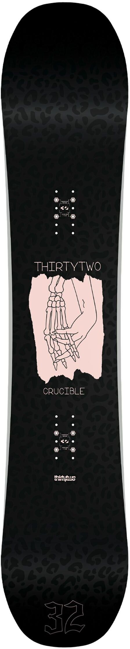 Thirtytwo  - Pack Planche Snowboard Crucible - 148 + Queen - Planche Snowboard