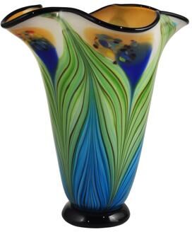 Dale Tiffany Kalmia Hand Blown Art Glass Vase