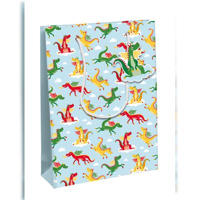 Clairefontaine 6x Drachen, Excellia, Geschenktasche L 26,5x14x33 cm - Mehrfarbig 32475-2C