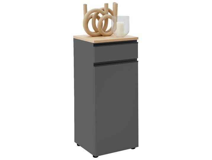 Dieter Knoll Kommode LENDINA, grau, Holzfurnier
