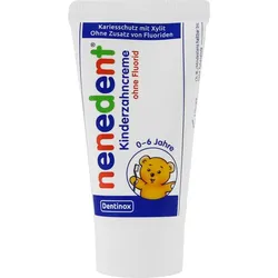 Nenedent Kinderzahncreme ohne Fluorid Standtube 50 ML