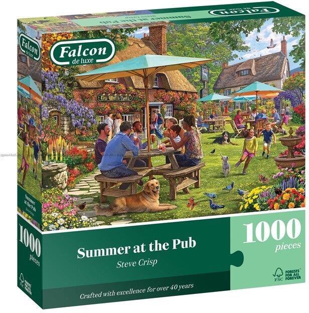 Jumbo Games Puzzle 1000 pcs Falcon : Summer at the Pub - Jumbo