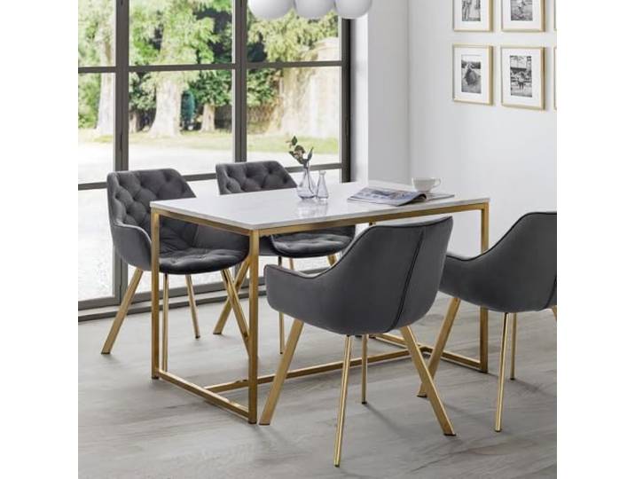 Julian Bowen Scala Esstisch – Gold