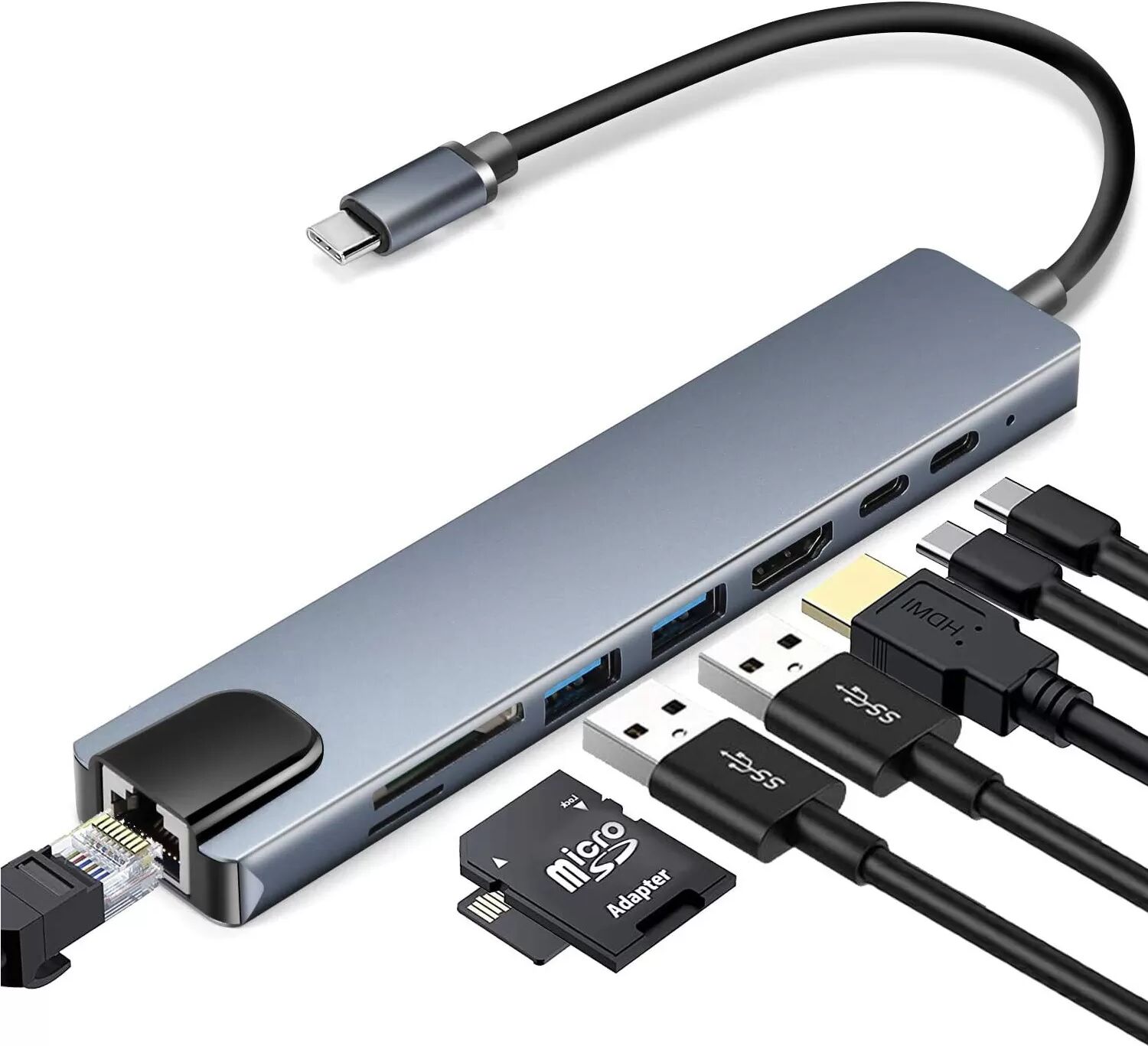 INF 8-Port-USB-C-Hub