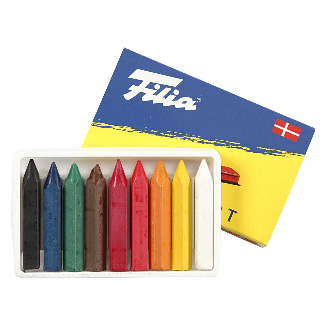 FILA Ölkreide filia, ohne Spitze, Schachtel mit 9 Stück. (9x) (794302)