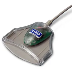 HID Identity OMNIKEY 3021 Smart-Card-Lesegerät Drinnen USB USB 2.0 Grau, Transparent