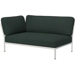LEVEL Outdoor Sofa Lounge-Modul 2 Alpine Weiß Links