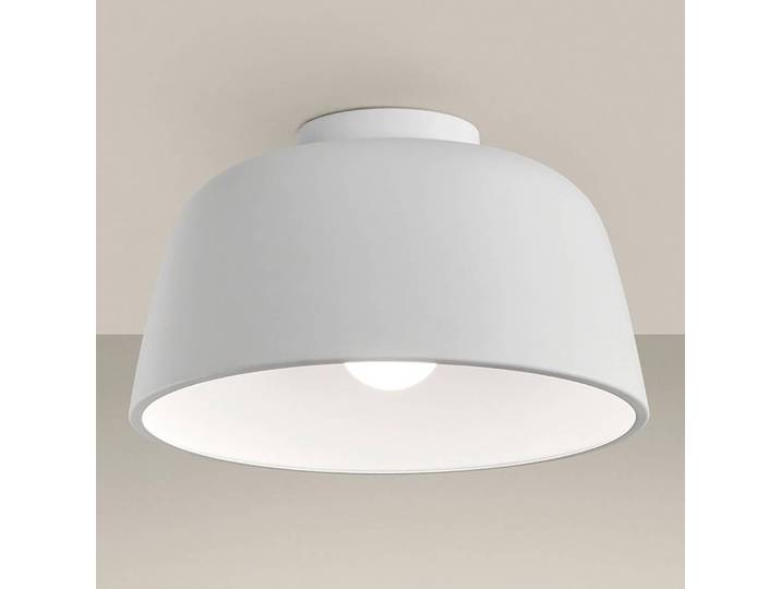 LEDS-C4 Designer Deckenlampe Miso, dimmbar, weiß / opal, für Wohn- / Esszimmer, Metall, Design, Deckenlampe