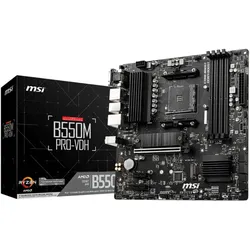 MSI B550M PRO-VDH Motherboard AMD B550 Sockel AM4 micro ATX