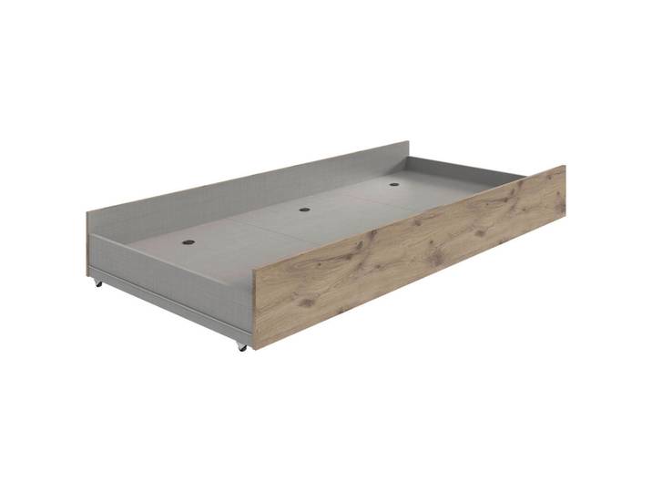 Boxxx Bettschubkasten, Eiche, 199x27x93 cm, BQ - Bündnis für Qualität, Made in Germany, DIN EN ISO 9001, Kinderzimmer & Jugendzimmer, Kindermöbel, Kinderbetten, Kinderbettzubehör
