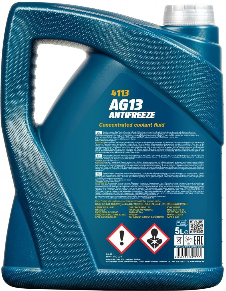 MANNOL MN4113-5 Antifreeze