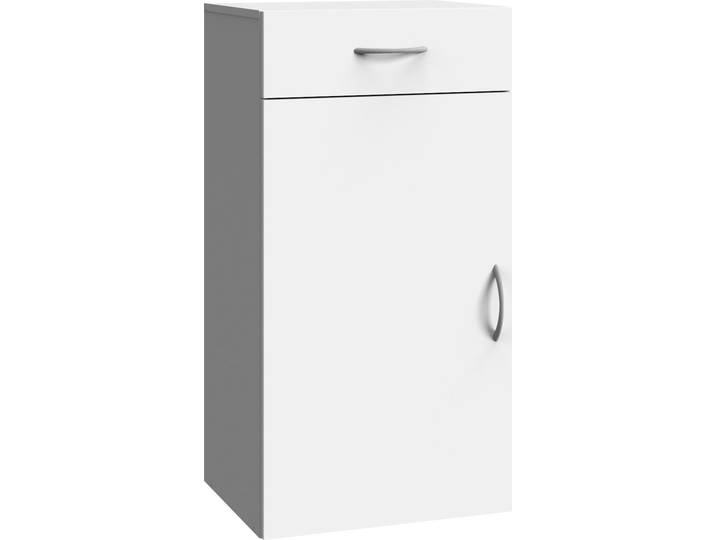 Kombikommode WIMEX Multiraumkonzept , weiss (weiß), B:50cm H:98cm T:40cm, Holzwerkstoff, Sideboards, Kombikommode, Schubkästen auf Metallschienen