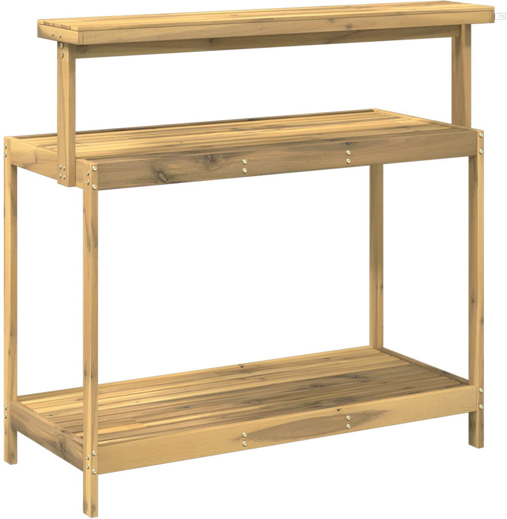 Lark Manor Solid Wood Potting Bench Natural 111.5cm W