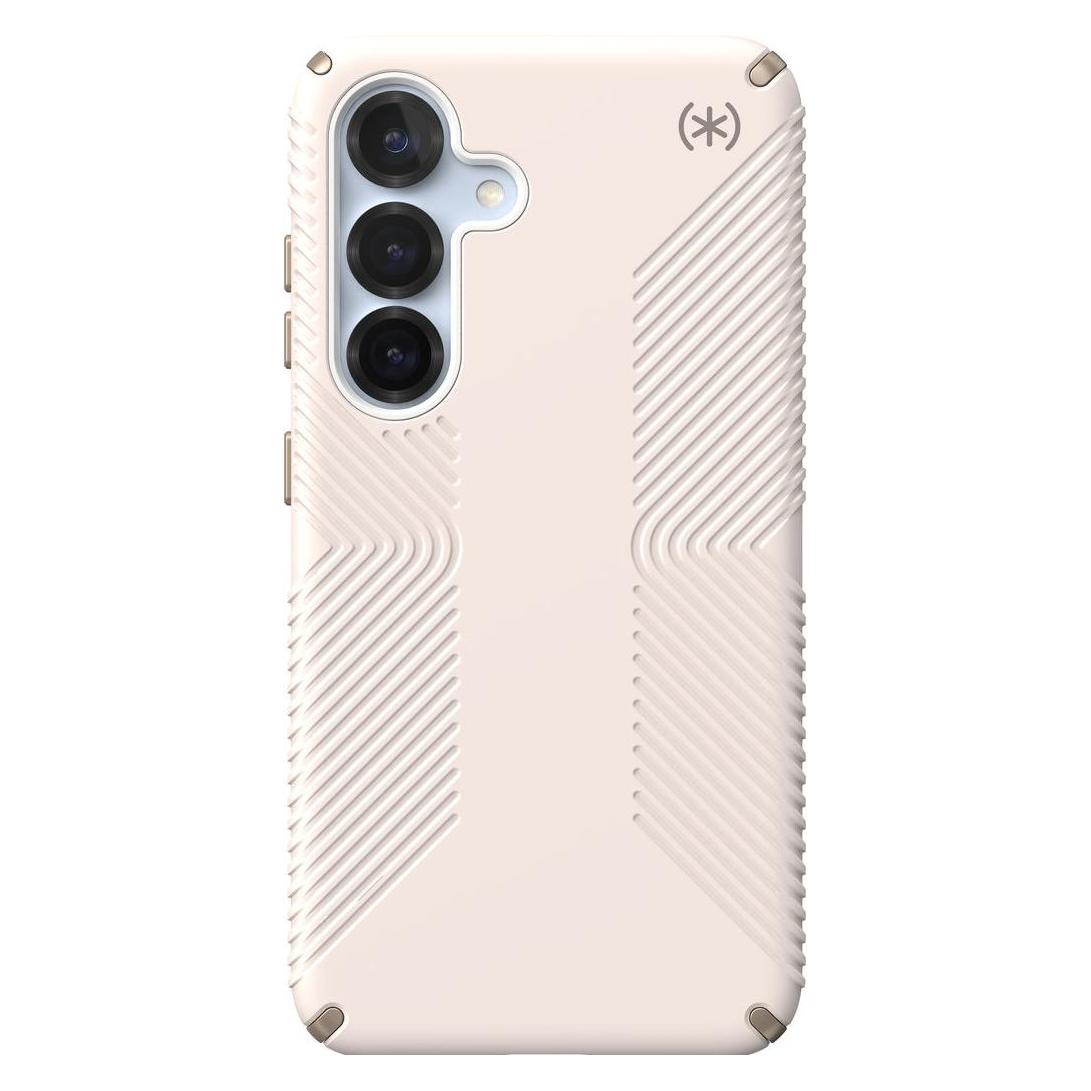 speck Presidio2 Grip + Magnet Samsung Galaxy S25 Bleached Bone - with Microban (Samsung Galaxy S24, Samsung Galaxy S25) (150870-3214)