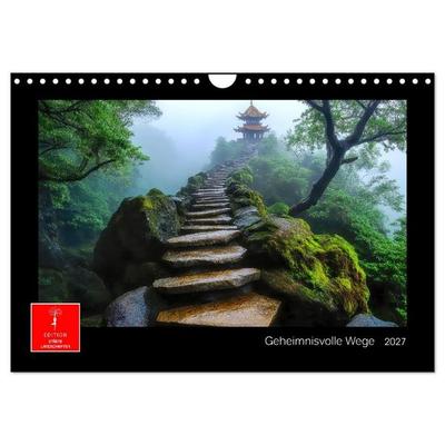 Geheimnisvolle Wege (Wandkalender 2027 DIN A4 quer), CALVENDO Monatskalender