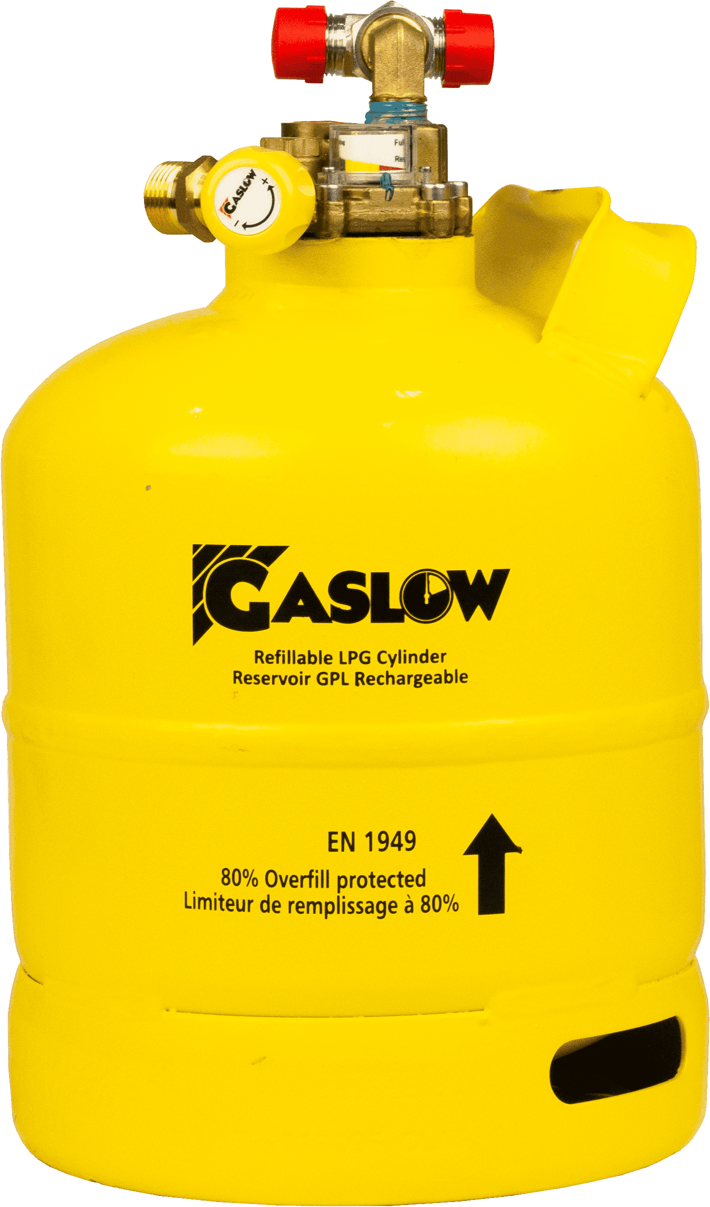 Gaslow R67 2.7kg Refillable Cylinder 2 with Level Gauge