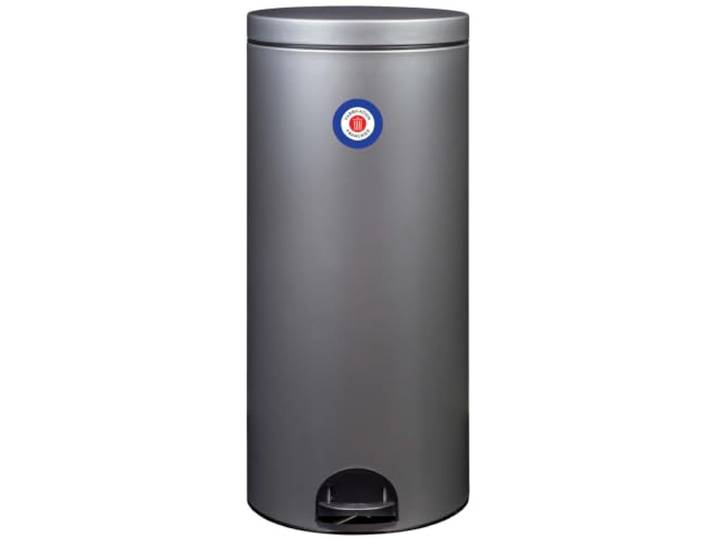 ROSSIGNOL Poubelle cuisine 30L à pédale fabriquée en France avec seau Corps en acier robuste avec seau amovible. Fabriquée en France et garantie 10 ans sur le mécanisme. Idéale au quotidien