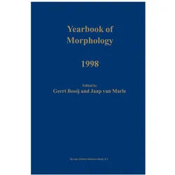 Yearbook of Morphology 1998, Fachbücher von Geert Booij, Jaap Marle