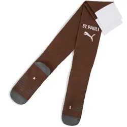 PUMA FC St. Pauli Mesh and Cuff Stutzenstrümpfe 01 - espresso brown/puma white 39-42