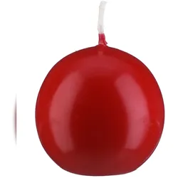 Kopschitz Kerzen Kerzen Kugelkerzen Rot, Ø 70 mm, 12 Stück