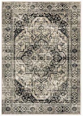 Style Haven Patricia Distressed Grey Medallion Area Rug