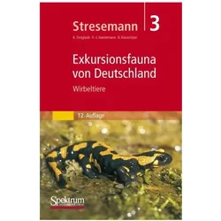 Stresemann - Exkursionsfauna von Deutschland. Band 3: Wirbeltiere, Fachbücher von Erwin Stresemann