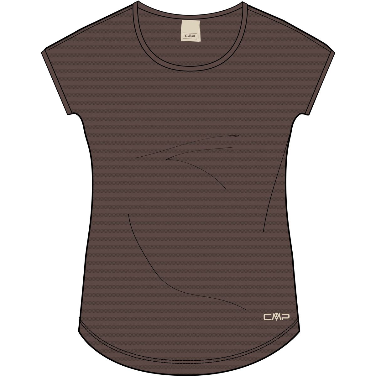 CMP Woman T-shirt toffee (Q957) 34 36N6076-Q957-34
