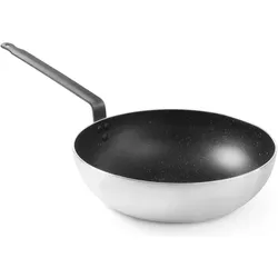 Hendi Nonstick-Wok, Pfanne + Kochtopf, Silber