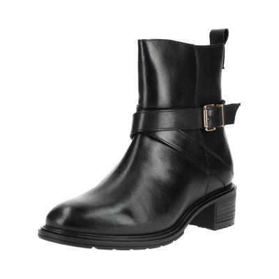 Stiefelette ARA "Ara Stiefelette Leder", Damen, Gr. 41, schwarz, Leder, Schuhe Stiefelette