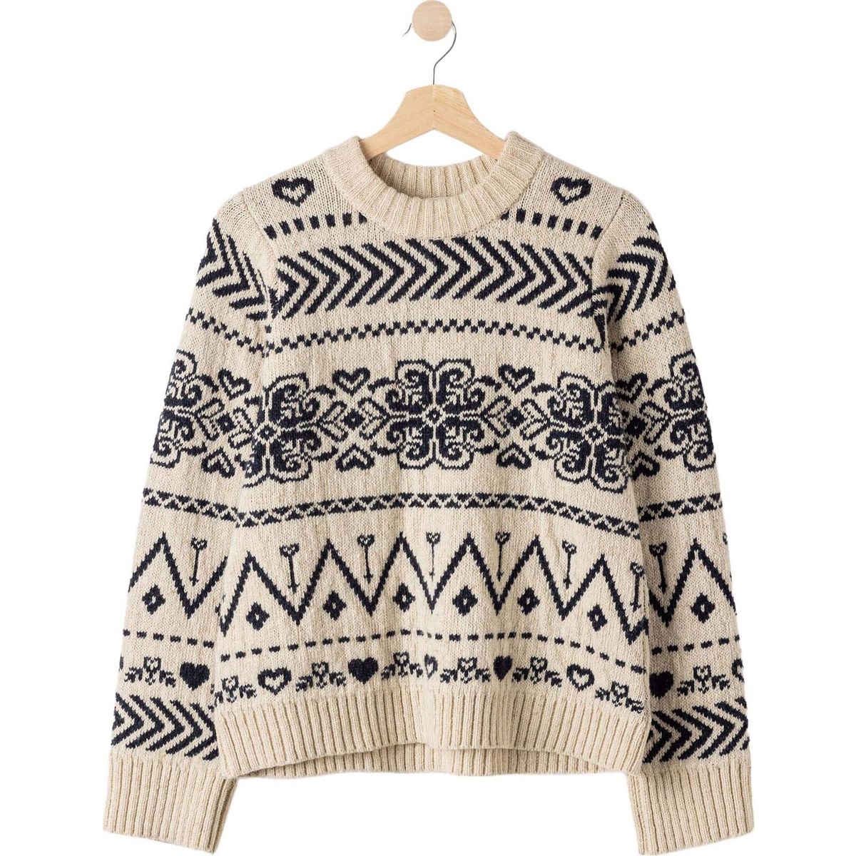 Holebrook Magda Crew sand/navy (715) M A52413-715-M