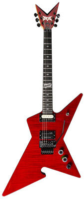DGZ Dime Guitarz Culprit Standard Cherry Bomb Wine Flame