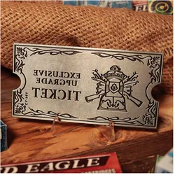 Fanattik Resident Evil 4 Replik 1/1 Metal Exclusive Upgrade Ticket (Deutsch)