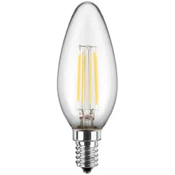 LED Kerzenform Ra90 4,5W (40W) E14 470lm WW Glas (klar)