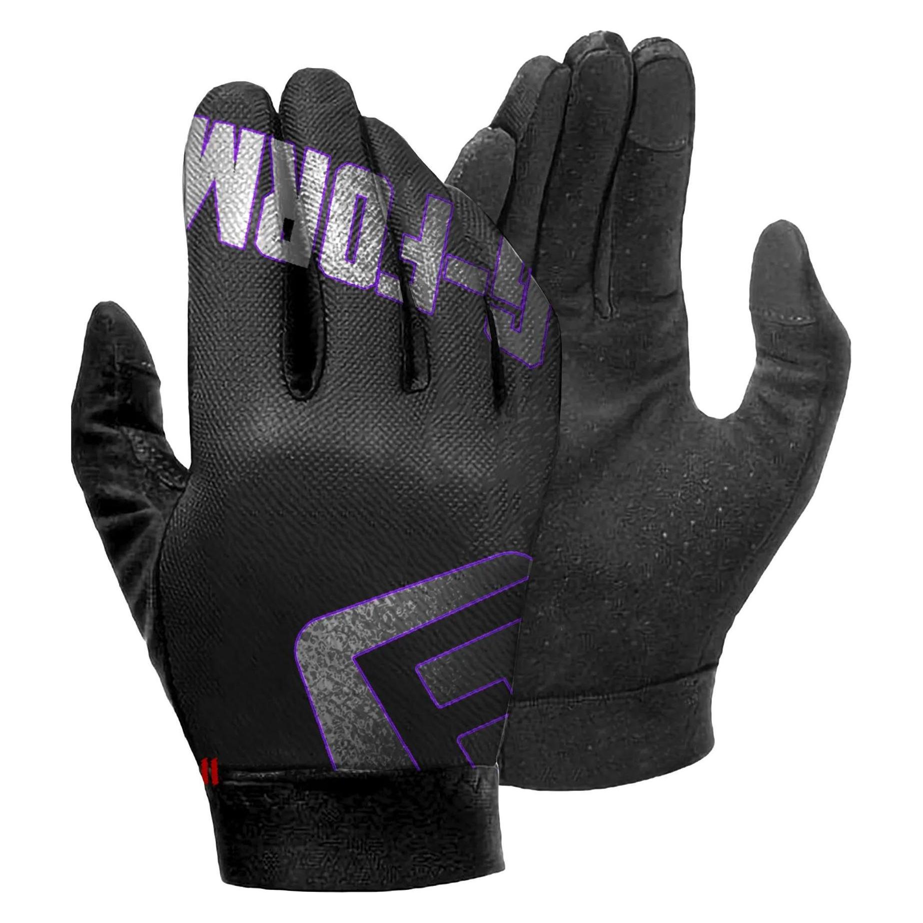 G-Form Tempo MTB Handschuhe, Schwarz/Lila, Erwachsene XS (XS) (TG23001402)