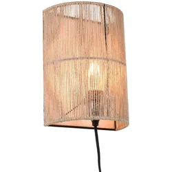 Urban Interiors - Wandleuchte Diro Jute 26x18x11