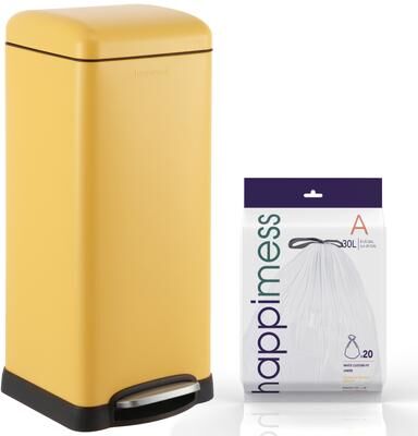 happimess Betty Retro 8-Gallon Step-Open Trash Can