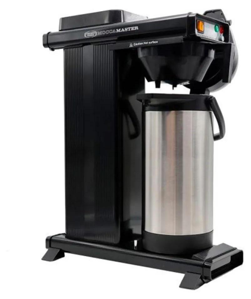 Moccamaster 29263, Filterkaffeemaschine, Gemahlener Kaffee, 2400 W, Schwarz, Edelstahl