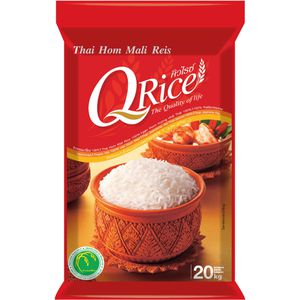 Q-Rice Reis Thai Hom Mali Jasmin aus Thailand, Langkorn, lose, 20 kg