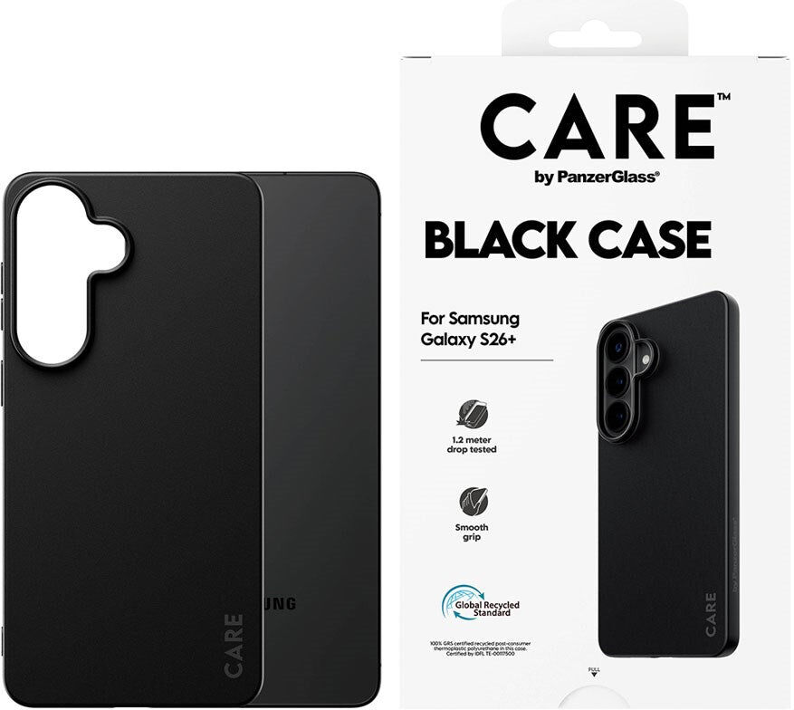 Samsung Galaxy S26+ (Plus) CARE by PanzerGlass Fearlessly Fashionable Cover - Black