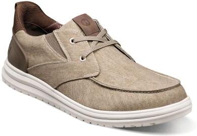 Nunn Bush Brew City Canvas EZ Hands Free Moc Toe - Mens 7.5 Tan Slip On Medium