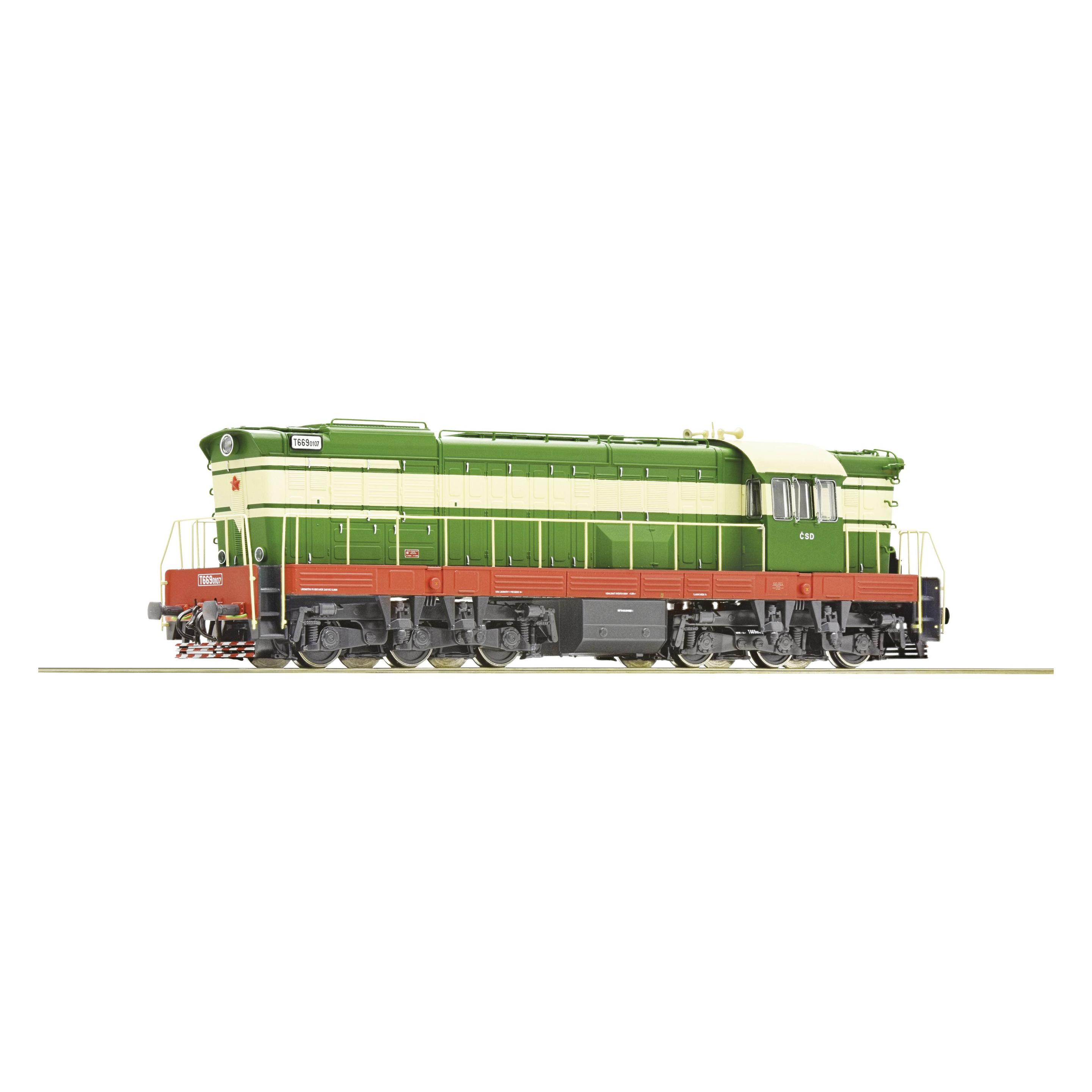 Roco H0 Diesellok T 669.017 der CSD (Spur H0) (7300012)