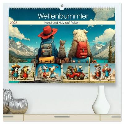 Hurley, R: Weltenbummler. Hund und Katz auf Reisen (hochwert
