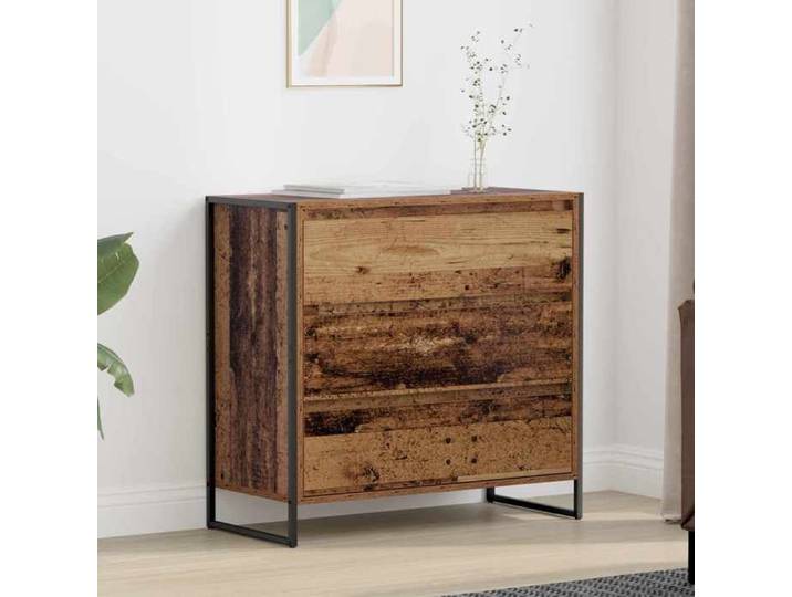 (ON SALE)Buffet bahaut/Enfilade - cabinet latéral - Bois Ancien 79x36x75.5 cm Bois d'ingénierie @FR5539554